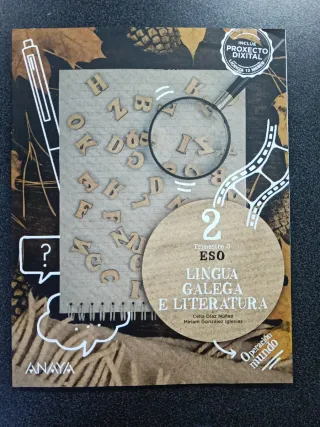 Lingua galega e literatura 2 ESO Anaya TRIMESTRE 3
