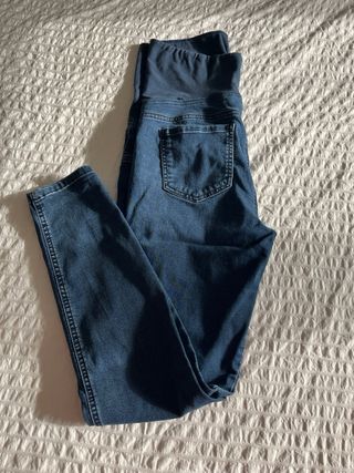 Vaqueros premamá Calzedonia Azul