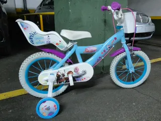 Bicicleta per bambini 14 Frozen con ruotine