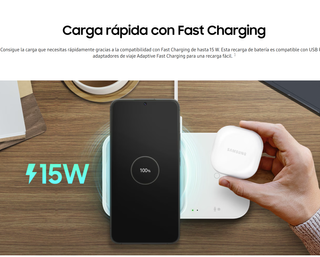 Cargador Inalámbrico Samsung Duo 2026 (NUEVO)