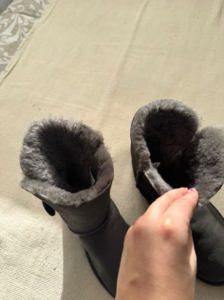 Botas UGG Ante Gris Talla 40 Mujer