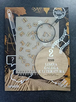 Lingua galega e literatura 2 ESO Anaya TRIMESTRE 1