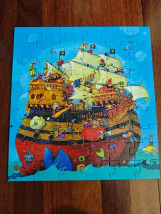 Puzzle Djeco Barco Pirata 54 Piezas