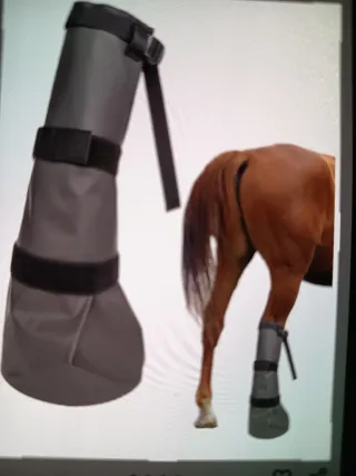 Bota protectora para caballo