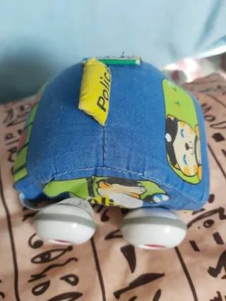 Peluche Policía Coche Azul Niños