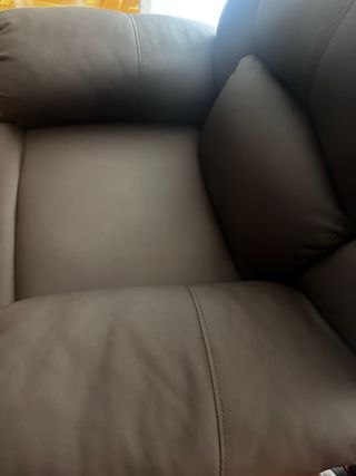 Sillón Eléctrico Articulado Cuero Negro