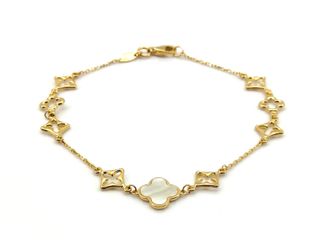 E1803073-18 Pulsera Oro 18k Nacar