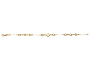 E1803073-18 Pulsera Oro 18k Nacar