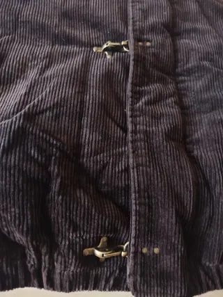 Chaqueta de pana Zara con capucha