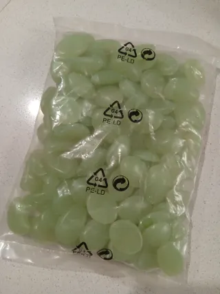 100 Pietre Ciottoli Sassi Luminosi Fluorescenti