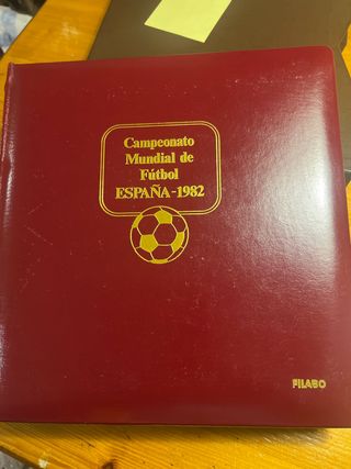 Álbum Sellos Mundial Fútbol España 1982