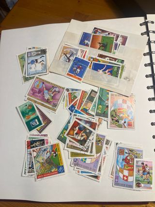 Álbum Sellos Mundial Fútbol España 1982