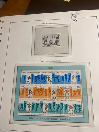 Álbum Sellos Mundial Fútbol España 1982