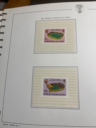 Álbum Sellos Mundial Fútbol España 1982