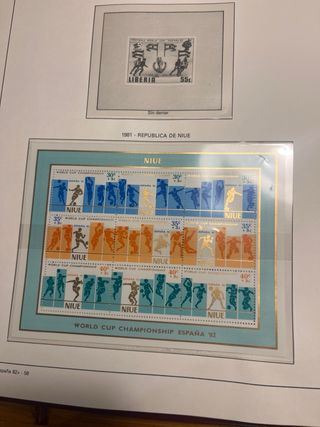 Álbum Sellos Mundial Fútbol España 1982