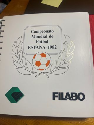Álbum Sellos Mundial Fútbol España 1982