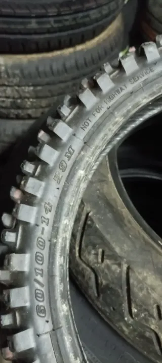 Pneumatico 60/100 R14 Mini Cross Moto Enduro