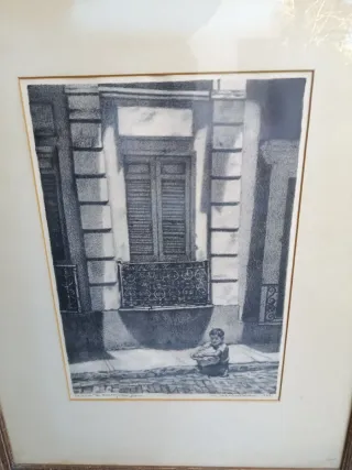 Grabado original Jack Bookbinder 1968