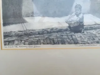 Grabado original Jack Bookbinder 1968