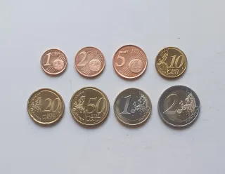 Serie completa monedas euro Eslovenia 2007