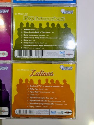 Colección CD Operación Triunfo 2 (OT 2) 8 Discos