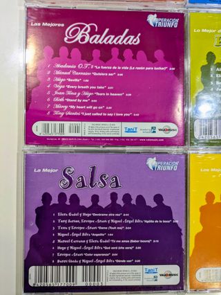 Colección CD Operación Triunfo 2 (OT 2) 8 Discos