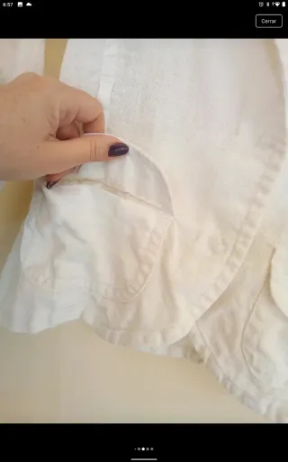 Blazer blanco H&M Talla 34