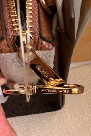 Bolso Michael Kors Marrón y Dorado Nuevo