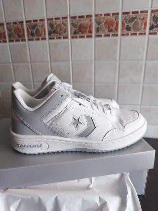 Converse Weapon OX Talla 42.5 Blanco/Gris