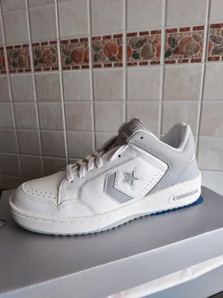 Converse Weapon OX Talla 42.5 Blanco/Gris