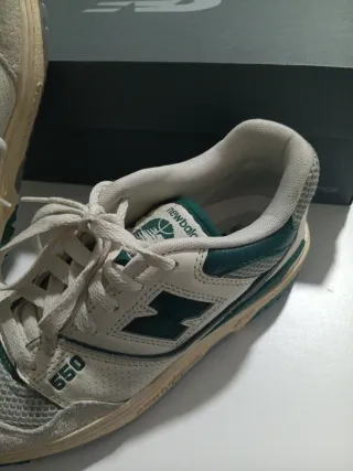 Zapatillas New Balance 550 Beige/Verde