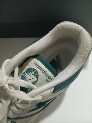 Zapatillas New Balance 550 Beige/Verde