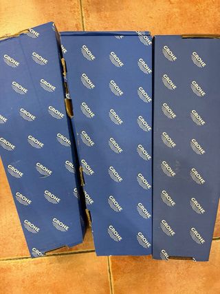 3 grifos de lavabo con válvula clic