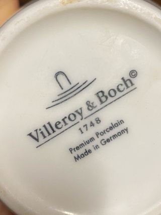 Tazas Villeroy & Boch Porcelana Blanca