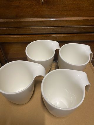 Tazas Villeroy & Boch Porcelana Blanca