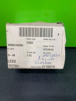 LUZ DE MATRICULA PORSCHE CAYENNE