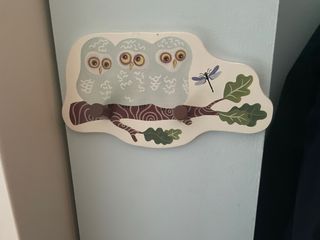 Perchero infantil Ikea búhos ideal para niños