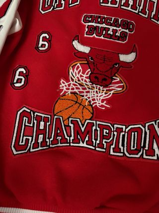 Giacca Varsity Off-White Rossa e Bianca