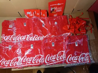 Lote 8 Camisetas Coca-Cola