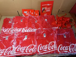 Lote 8 Camisetas Coca-Cola