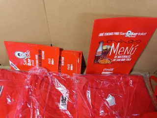 Lote 8 Camisetas Coca-Cola