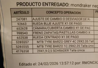 Bicicleta da montagna Mondraker Finalist 29