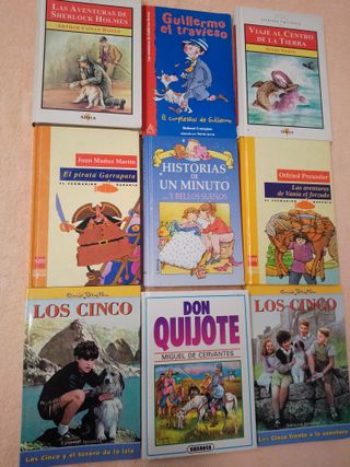 LOTE DE 9 LIBROS JUVENILES