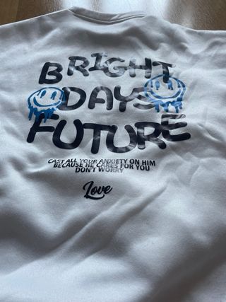 Sudadera Shein Hombre Talla M Blanca