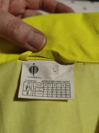 Chaqueta Trabajo Reflectante NUEVA Talla L