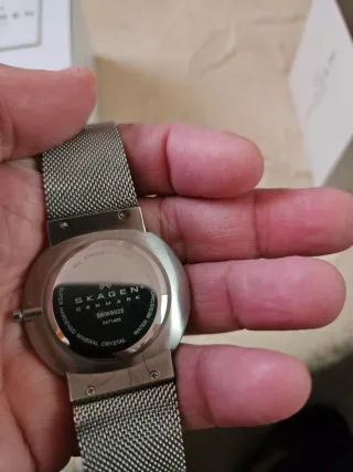 Reloj Skagen de cuarzo plateado