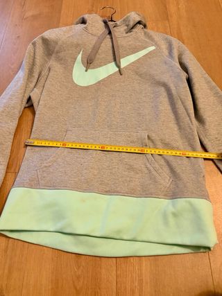 Sudadera Nike Gris y verde menta
