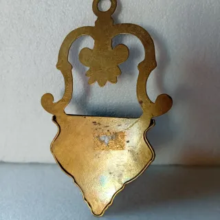 Acquasantiera in ottone