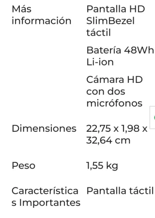 Acer Chromebook Spin 314 pantalla táctil 8GB/64GB