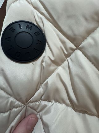 Plumífero Bimba y Lola Blanco roto/Negro